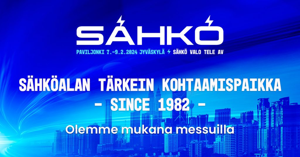 Tervetuloa Sähkö Valo Tele AV -messuille Jyväskylään 7.-9.2.2024